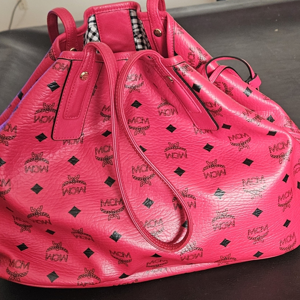 Reversible Liz Shopper in Visetos ( medium ) Red - Picture 5 of 6